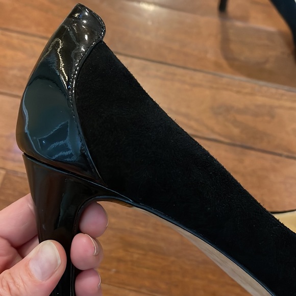 Cole Haan Suede & Patent Leather Heels - Picture 3 of 9